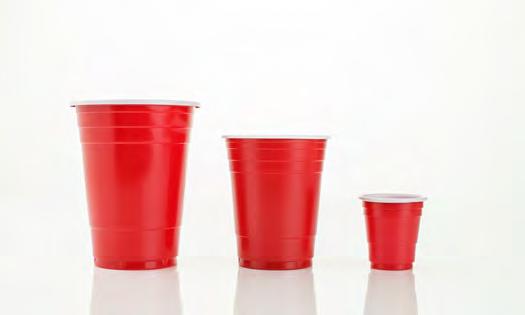 Rojos por fuera y blancos por dentro ayudan a diferenciar la bebida contenida en su interior.