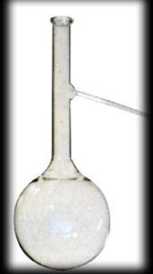 Balón de destilación Matraz de cristal de fondo