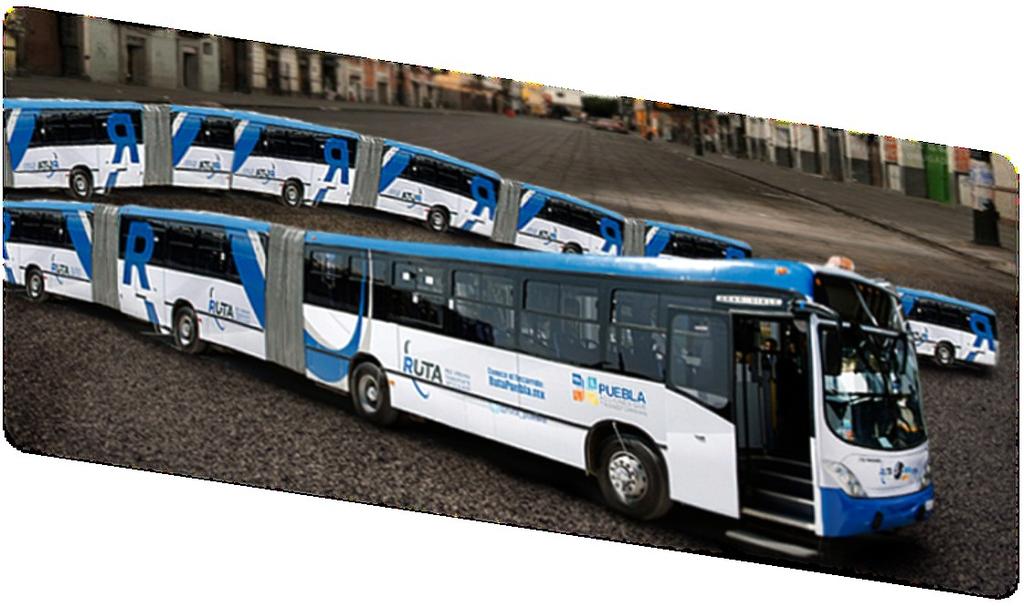 Elementos del Carril segregado Estaciones fijas, cerradas y a nivel Autobuses