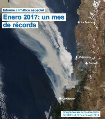 Marco Nacional Eventos de Incendios Críticos 2017 Incendios forestales entre las regiones de Coquimbo y La Araucanía entre el 1 enero y el 10 de febrero 2017 Superficie