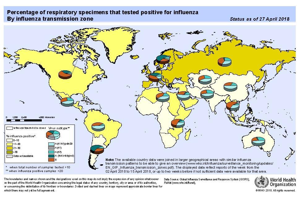 Global Level / Nivel Global Influenza Global Update 314. / Actualización de influenza nivel global 314.