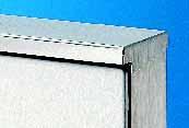 Fijación techo/mural Techo Tejadillos para AE, CM La protección segura en ubicaciones exteriores, con caída del agua hacia atrás. Fácil montaje posterior.