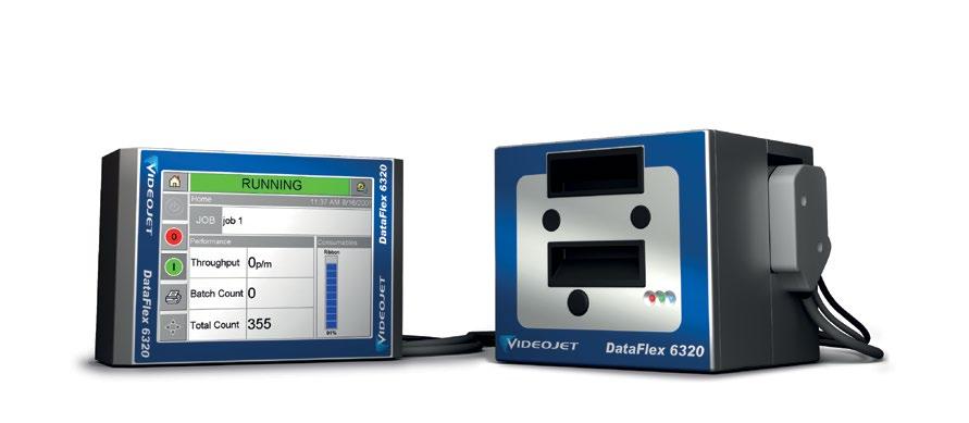 Solución sugerida: La impresora por transferencia térmica DataFlex de Videojet combina la impresión de alta resolución y la tecnología de ahorro de cinta para crear códigos altamente legibles y un