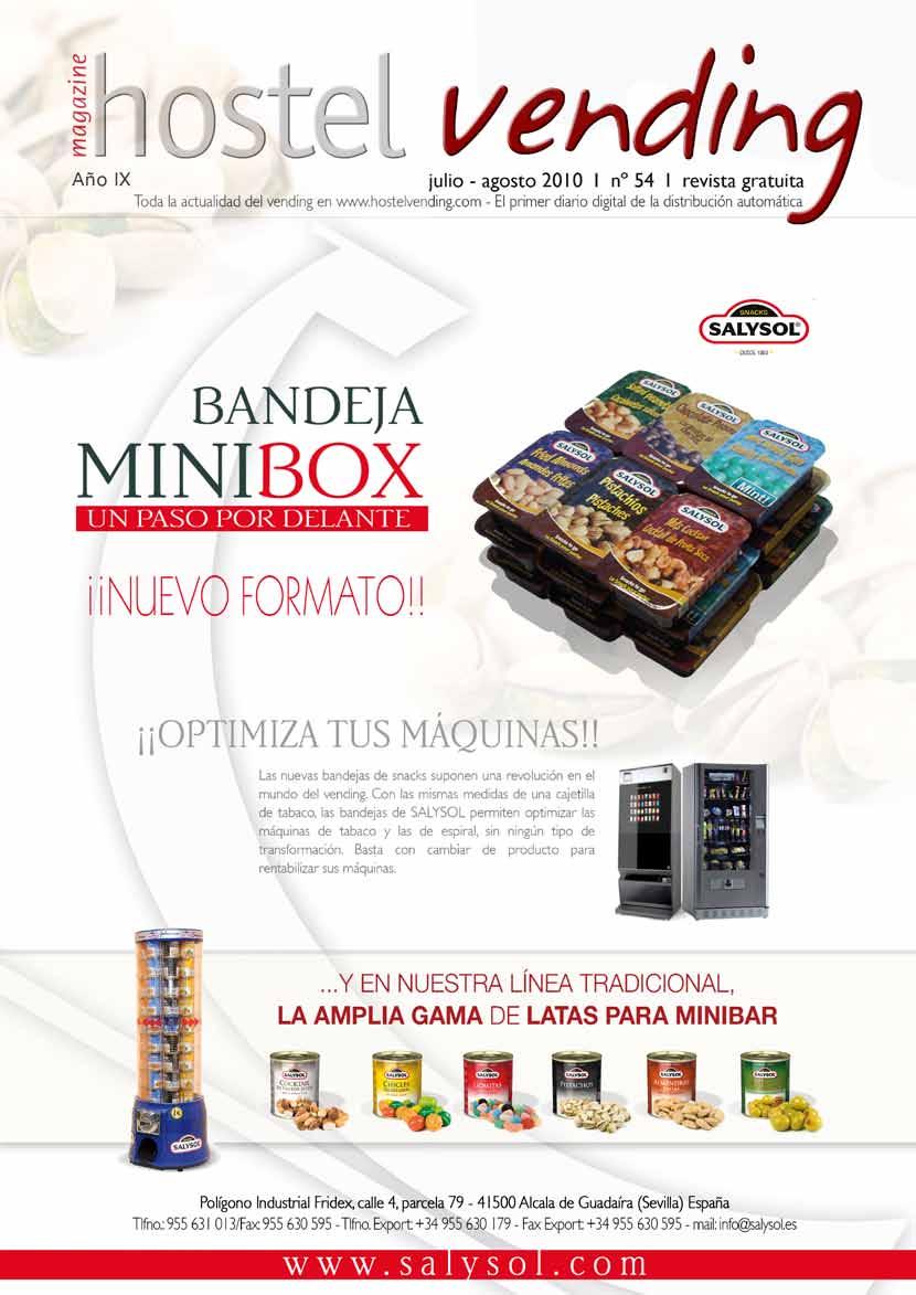Minibar!! salysol snack-variedades caja con 48 dosis para el minibar. 