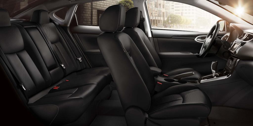 SIENTE TU INTERIOR El nuevo Nissan Sentra te da la bienvenida a su sofisticado interior para que tu viaje sea relajado y rodeado de detalles que hacen la diferencia, como los