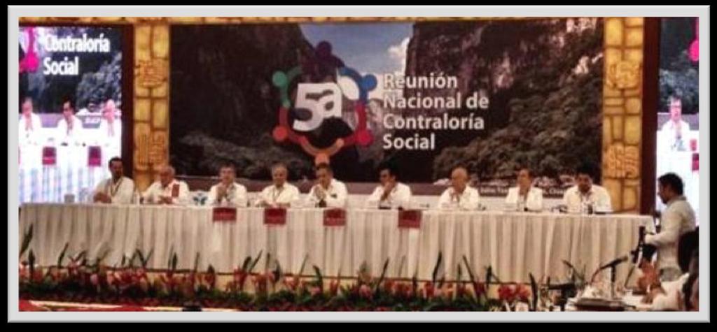 Reunión Nacional de Contraloría Social