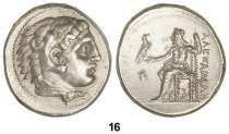 352-336 a.c. FILIPO II. AMPHIPOLIS. Anv.: Cabeza de Zeus laureado a derecha. Rev.: Jinete a derecha, alrededor leyenda, debajo símbolo. 13,94 grs. AR. Se-6680 var.; SNG.ANS-738, 746. EBC-/EBC.