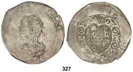 Anv.: PHILIPP.II.DG.REX.ARAG.VTRI. Busto coronado a izquierda. Rev.: SICILIAE ET HIERVASALE.