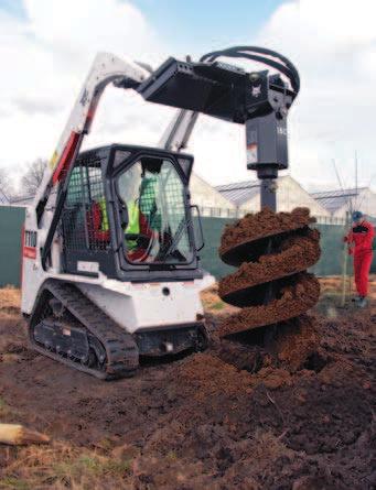 podrá realizar prácticamente cualquier tarea con la T110: desde excavar y romper pavimento