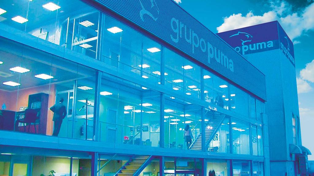 GRUPO PUMA GRUPO PUMA es una empresa líder del sector de la construcción, formada por 26 centros de producción y distribución repartidos por toda España, Portugal, Francia y Argelia.