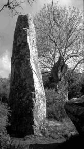 MENHIR MEGALITOS SIMPLES CROMLECH HENGE El Megalitismo: tipología básica Del galés maen ( piedra ) e hir ( larga ), designa a los megalitos que están