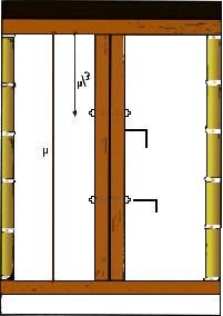 3 Conexiones para columnas de más de una guadua VARILLA ROSCADA CON TUERCAS