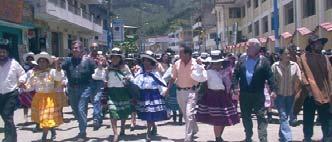 Consolidando la institucionalidad en torno al turismo Participación y desarrollo de eventos como el Carnaval Abanquino Pukllay