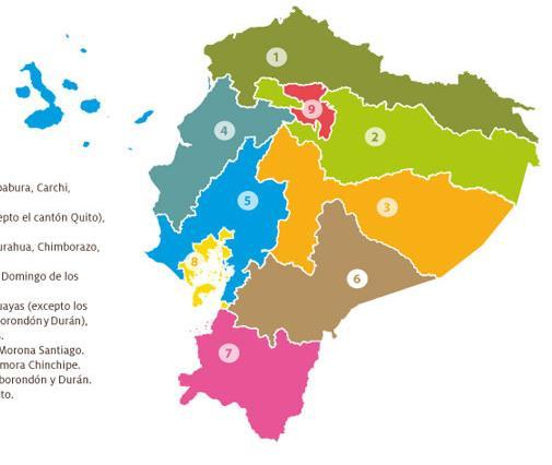 en 221 cantones 1 149 parroquias en Ecuador, 790 rurales y 359