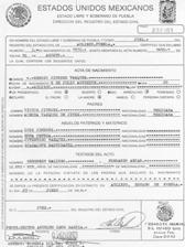 b Corroborar el lugar y fecha de nacimiento del candidato señalado en la solicitud de registro, cotejando con el señalado en el acta de nacimiento y la credencial para votar con fotografía,