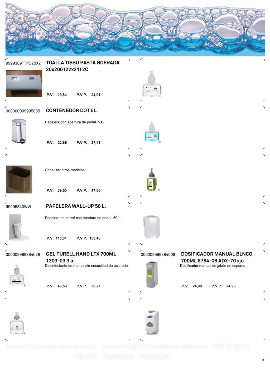 000009999384010 JABON ANTIBAC FOAM SOAP 700 ML 1342-03 3u. Gojo Jabón en espuma bactericida. Cumple la normativa sanitaria para uso en cocinas.
