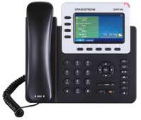 Telefonía Ip (SIP) GrandStream GXP1760 WIFI GSGXP1760W Teléfono IP que admite 6 líneas, 3 cuentas SIP e incluye 24 teclas BLF / de marcación rápida programables digitalmente.
