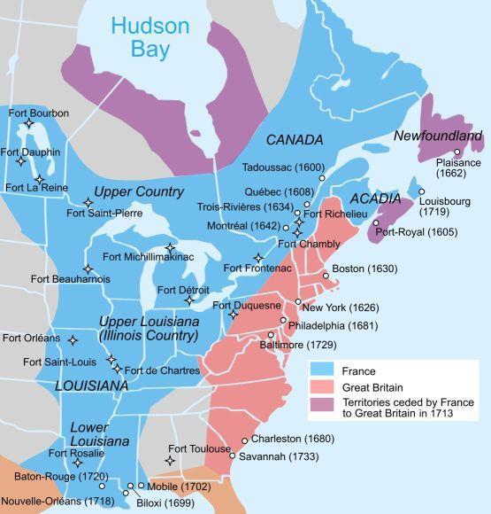 Importancia del Canadá, colonia desde siglo XVII.