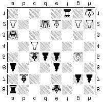 10 En esta posición ni 1. b5? d6 ni 1. xd8 xd8 2. b5 f8 3. c5 e6! 4. xf8 xc7 5. b8 a8 6. xc7 xf8 7.