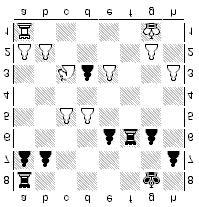 6 Dvoretsky - Alburt Voronej, 1973 Las blancas tienen tres jugadas-candidatas que son 1.e4, 1.d6 y 1. d1. 1. d1 no pide un análisis especial ya que tras 1...exd5 2. xd5 f7 3. xd3 e8 4.