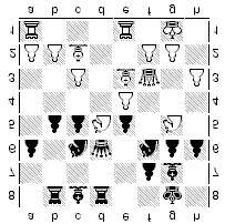7 Esta posición ilustra una variante forzada con una jugada intermedia. 1. h7+! xh7 2. xf7! xf7 3. xh7+ e6 El rey negro está en una posición peligrosa, sin embargo no da nada la evidente 4. e1? por 4.