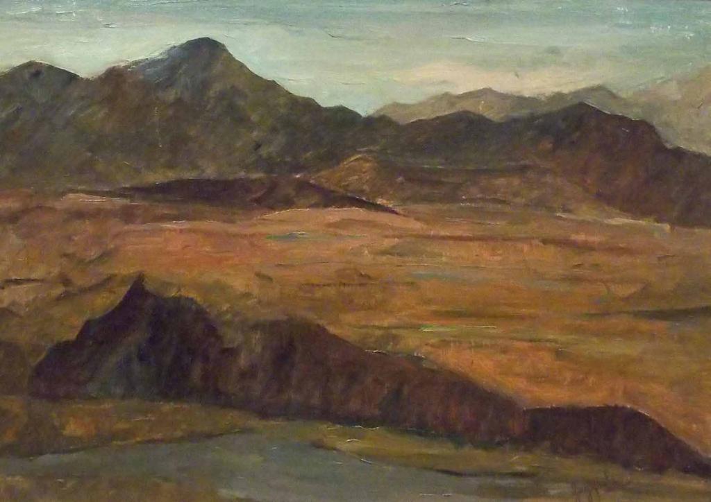 67. faggioli juan carlos paisaje de mendoza (1948) óleo