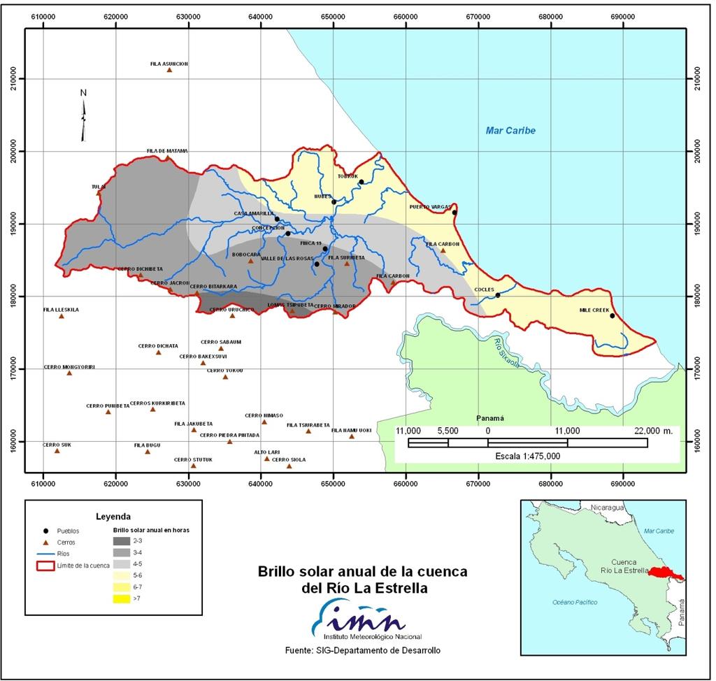 Fuente: Atlas Climatológico de Costa Rica. IMN, 2009 Figura 13