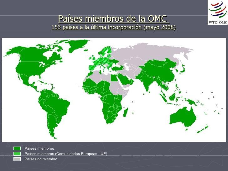 O.M.C. Organización Mundial del Comercio.