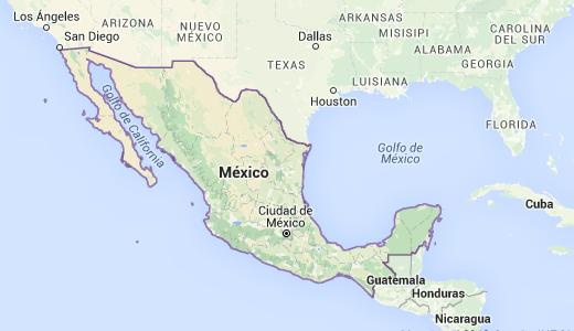 MÉXICO República Federal Presidencial con 32 entidades federativas (autonomías españolas) Posee más de 11.500 km de costa y una frontera de más de 3.