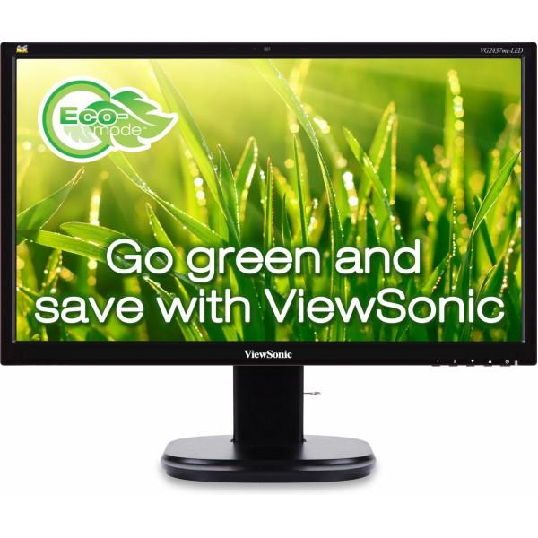 Resolución Full HD con conectividad DisplayPort VG2437mc-LED La pantalla ergonómica LED Full HD VG2437mc de ViewSonic es la solución ideal para videoconferencias, con una cámara web de 2 megapíxeles,