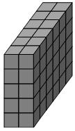 TEMAS 9 Y 10 0: CUERPOS GEOMÉT TRICOS Y VOLÚMENES 1. Calcula el número de unidades cúbicas,, que contiene cada figura: a) b) 2.