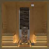 Saunas Los beneficios de una Sauna Astralpool van desde la relajación muscular hasta la estimulación de la sudoración gracias a su ambiente caliente y seco (humedad relativa de entre 20-50%).