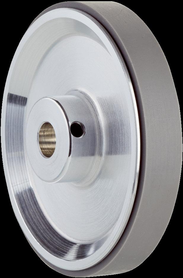 medición de aluminio con superficie de poliuretano lisa para eje macizo de 10 mm, perímetro 500 mm
