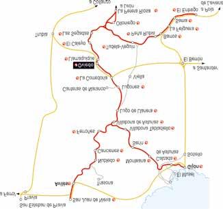 visión general infraestructura Red ferroviaria de los entornos de Valencia, Asturias, Zaragoza y Sevilla 2017 Railway network in the surroundings of Valencia, Asturias, Zaragoza and Seville