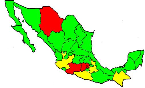 ENTIDADES FEDERATIVAS CON MAYOR NÚMERO DE INCENDIOS 2007 Entidad Federativa Número Superficie Indicador de Afectada Sup/inc Incendios (ha) (ha) 1. México 902 2,750.30 3.05 2. Michoacán 798 11,628.