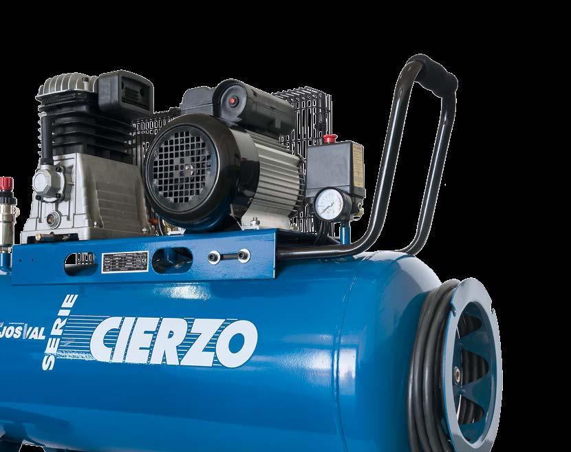 6 \ Serie CIERZO La serie CIERZO abarca la gama más competitiva de compresores de pistón.