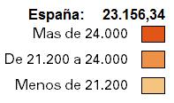 749,03 euros) y Castilla-La Mancha (20.825,87) presentaron los más bajos. Ganancia media por trabajador.