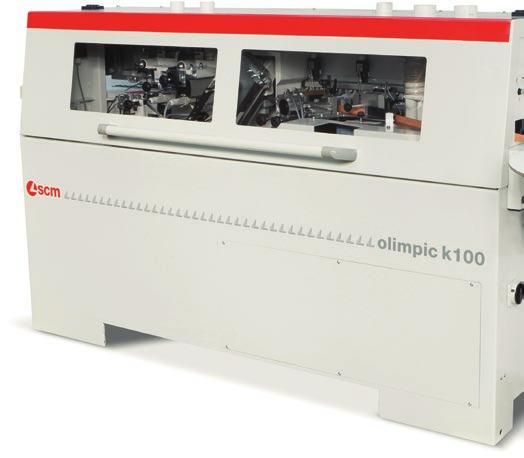 olimpic k100 canteadora automática compacta Completa en los equipamientos que con soluciones tecnológicas típicas de los modelos de gama superior, garantizan tableros de óptima calidad.