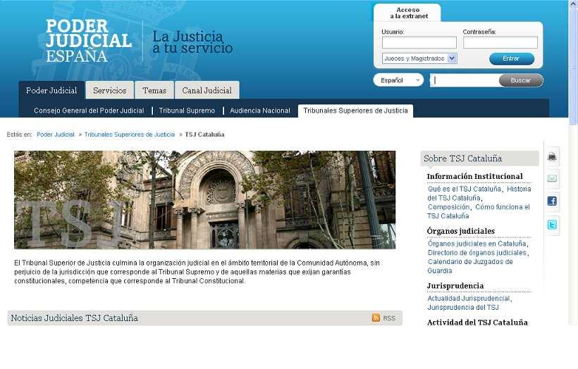 Sala de Gobierno para control de su actividad, así como los nombramientos e incidencias de los 900 jueces de paz de Cataluña.