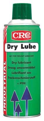 Como lubricante, CRC Dry lube es más efectivo donde la velocidad es baja y la carga ligera.