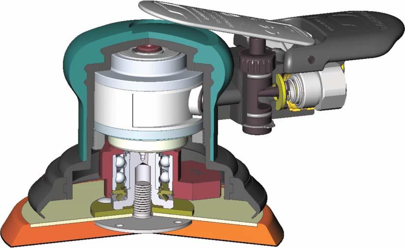 Dynorbital-Spirit Lijadora roto-orbital de bajo peso ofrece todas las ventajas de la línea D3! NUEVO! Apoyo compacto Aún más compacto: tuvo su tamaño reducido en 5%.