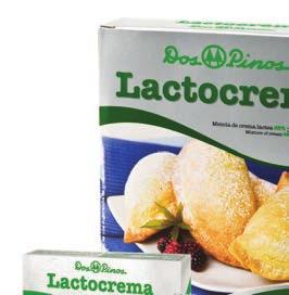 CREMA LACTOCREMA Mezcla de crema láctea (65%) y grasa vegetal (35%).