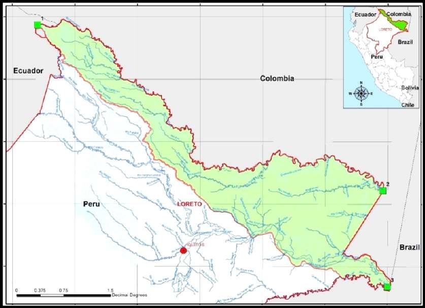 Área geográfica Abarca la cuenca del Río Putumayo, incluyendo parte de las