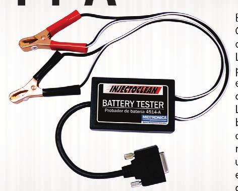 Las pruebas convencionales de batería están basadas en aplicarles cargas y medir el tiempo de descarga y la caída del voltaje.