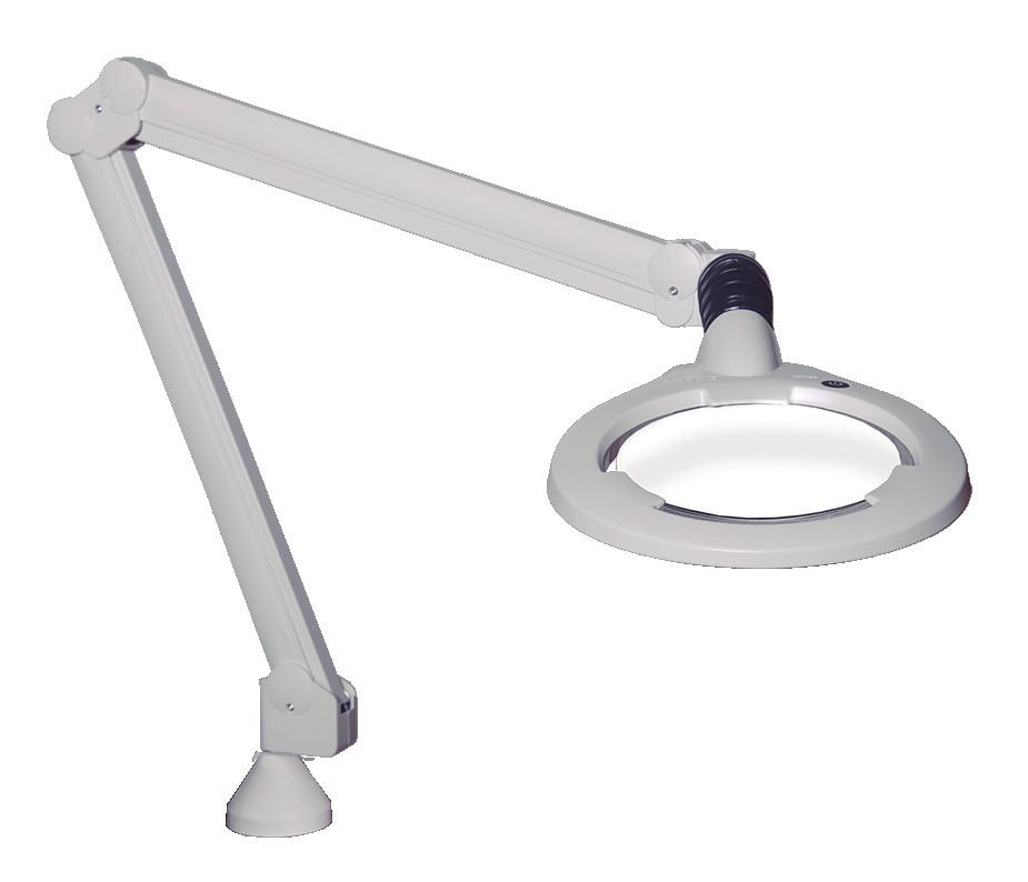 Luminaria con lente de aumento CIRCUS LED Circus LED es una lámpara con lente de aumento ideal para trabajos exigentes en clínicas, laboratorios y salones de