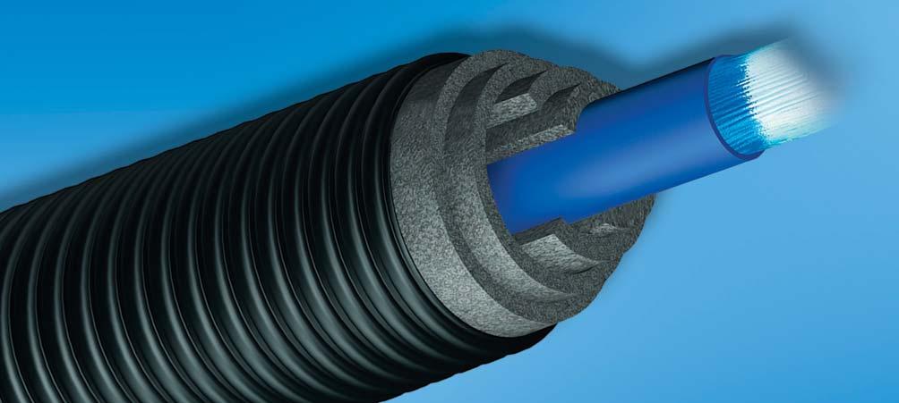 Sistemas de tubos flexibles preaislados > Uponor LHD Supra Uponor LHDSupra Perfil del producto LHD Supra para redes de agua fría o/y refrigeración Una solución refrescante para fluidos fríos.