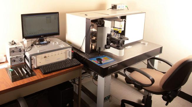 En 2010 se adquieren equipos de espectroscopía óptica ampliando las capacidades de caracterización de materiales del nanotech (imágenes 9, 10). IMAGEN 9.
