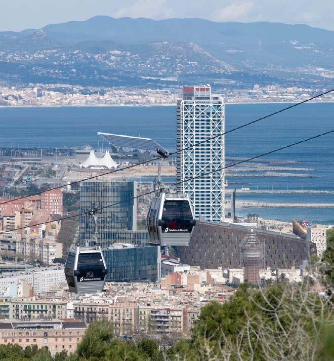 Transports d oci 30 Telefèric de Montjuïc Renovat l any 2007, amb les mesures de seguretat més exigents i capacitat per a 2.