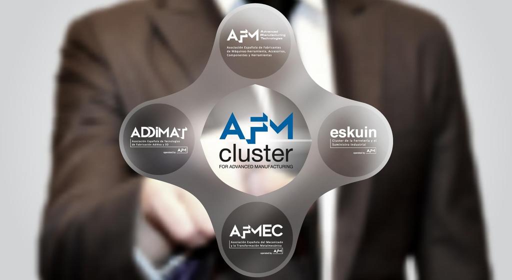SOBRE AFM CLUSTER AFM, Advanced Manufacturing Technologies, Asociación Española de Fabricantes de máquinas-herramienta, accesorios, componentes y herramientas, representa al 90% de las empresas