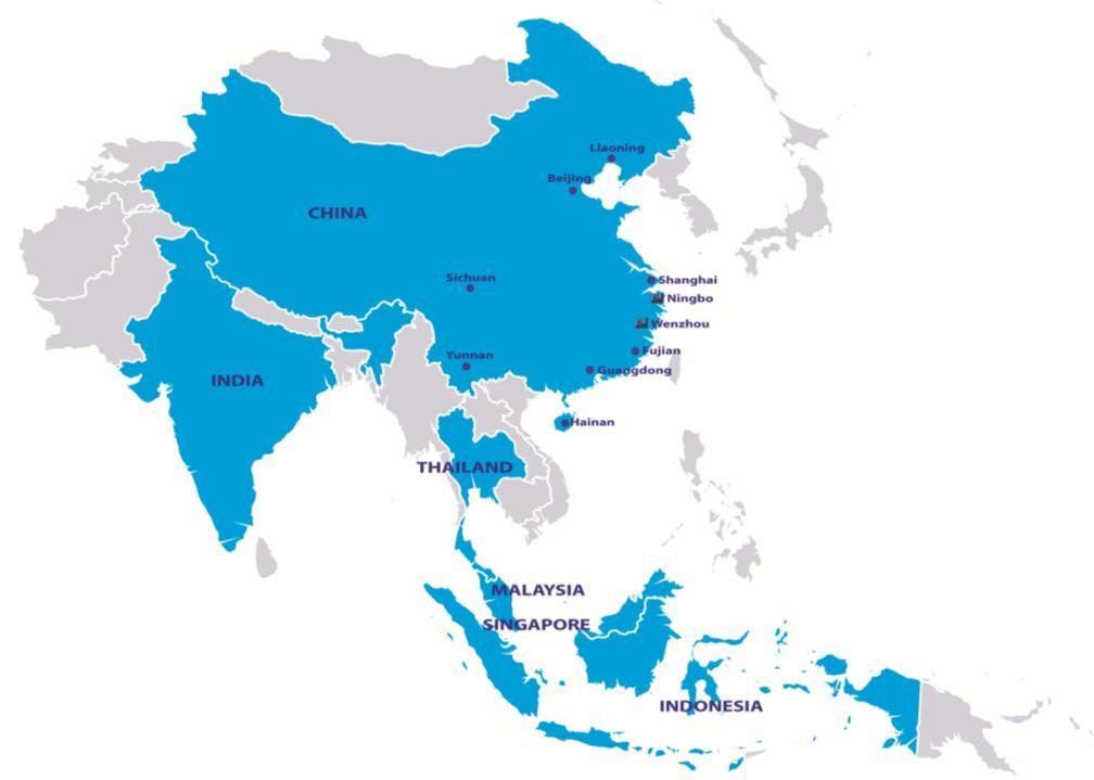 Resultados 3T2012 Fluidra Youli Diversificación e Internacionalización Dentro del proceso de expansión internacional en Asia: Detalle de la presencia de Fluidra en Asia En el primer trimestre,